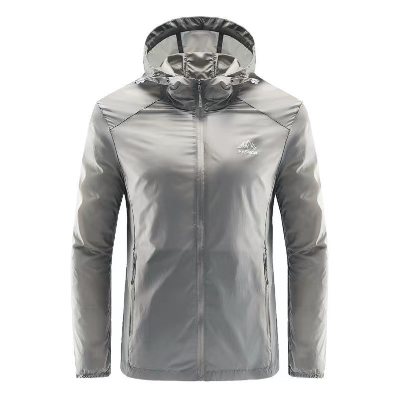 Portable Outdoor Lightweight Anti UV Hooded Jacket