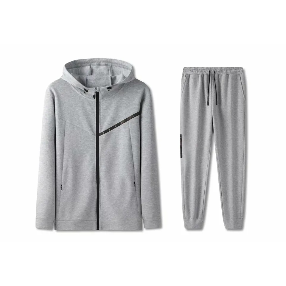 Fashion track suits Sweatpants and Hoodie Set Men Jogging Training Wear 2 Pieces Set Men Sport cheap Tracksuit