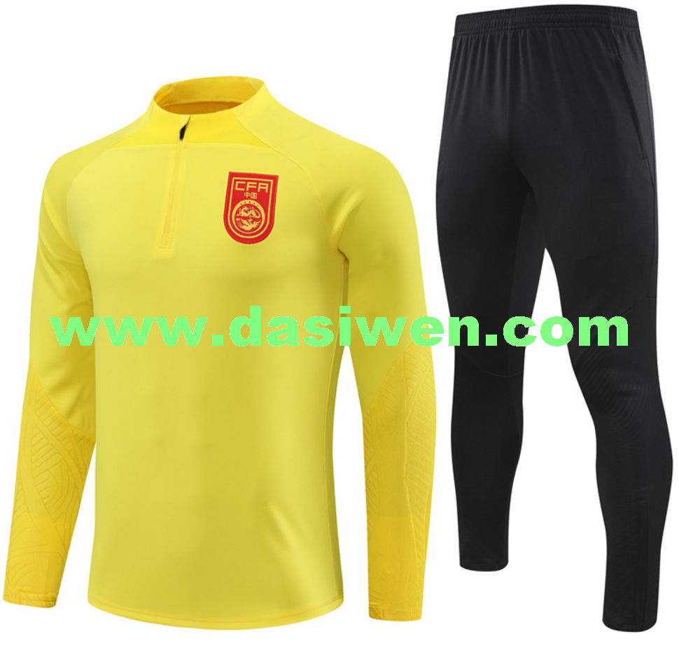 Long sleeve Tracksuits Top Quality Mens Cotton Kit All Football Club Soccer Custom Training Football Tracksuit jogging wear